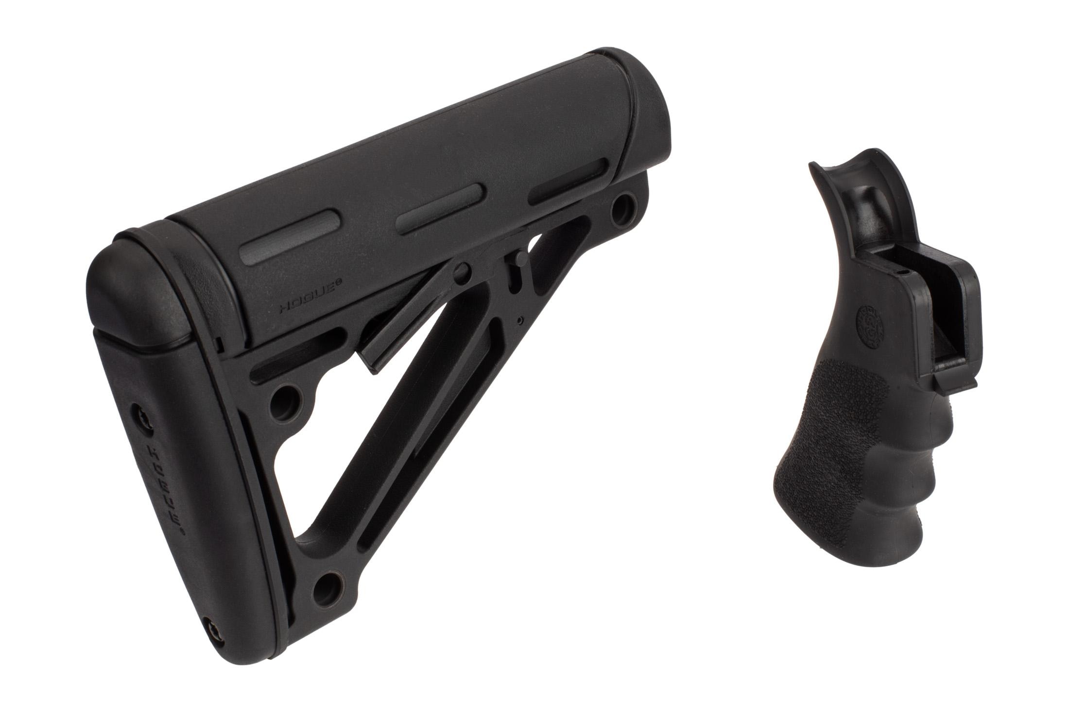 Hogue AR15 Groove Beavertail Grip and OverMolded Stock - Commercial Tube